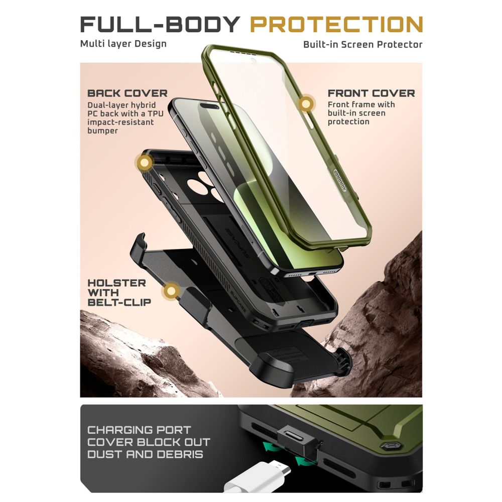 Supcase UB Pro Case for iPhone 17 Pro - Greeneng