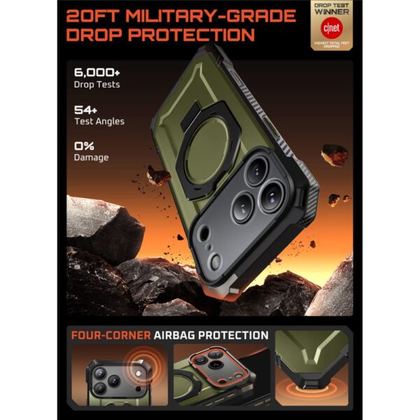 Supcase UB Grip Mag MagSafe Case for iPhone 17 Pro - Greeneng