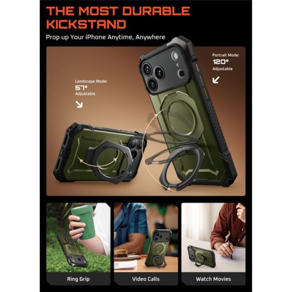 Supcase UB Grip Mag MagSafe Case for iPhone 17 Pro - Greeneng