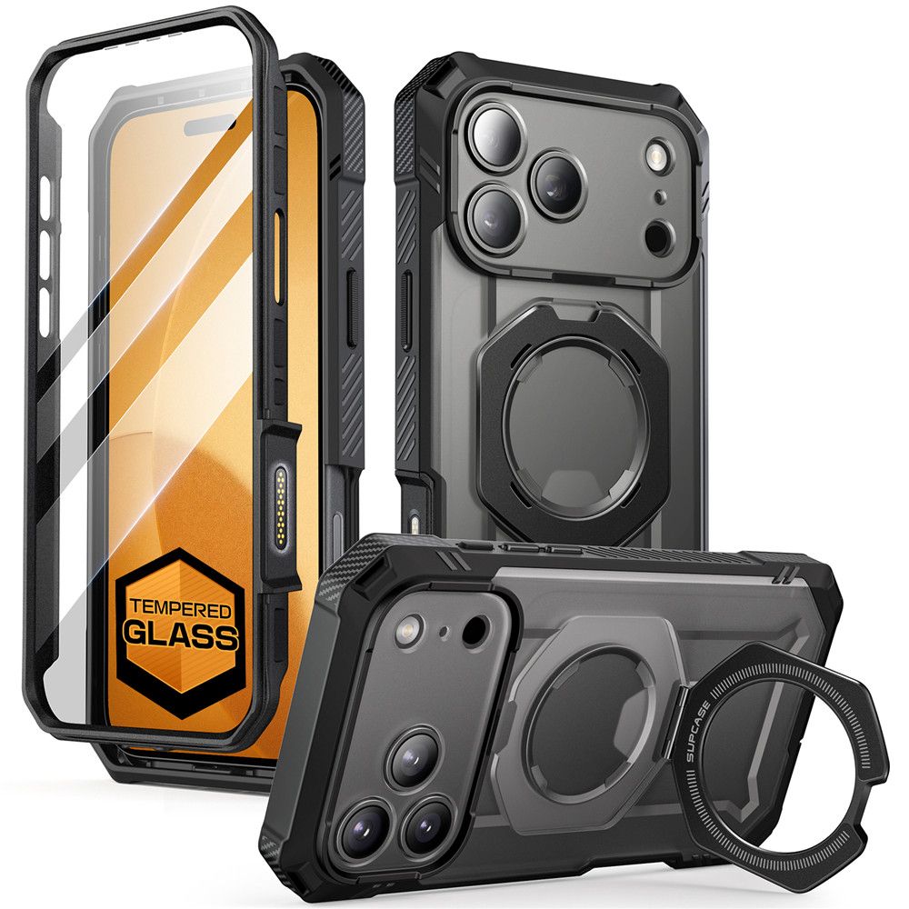 Supcase UB Grip Pro Mag MagSafe Case for iPhone 17 Pro - Blackeng