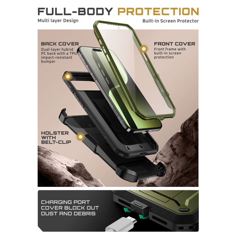 Supcase UB Pro Case for iPhone 17 Air - Greeneng
