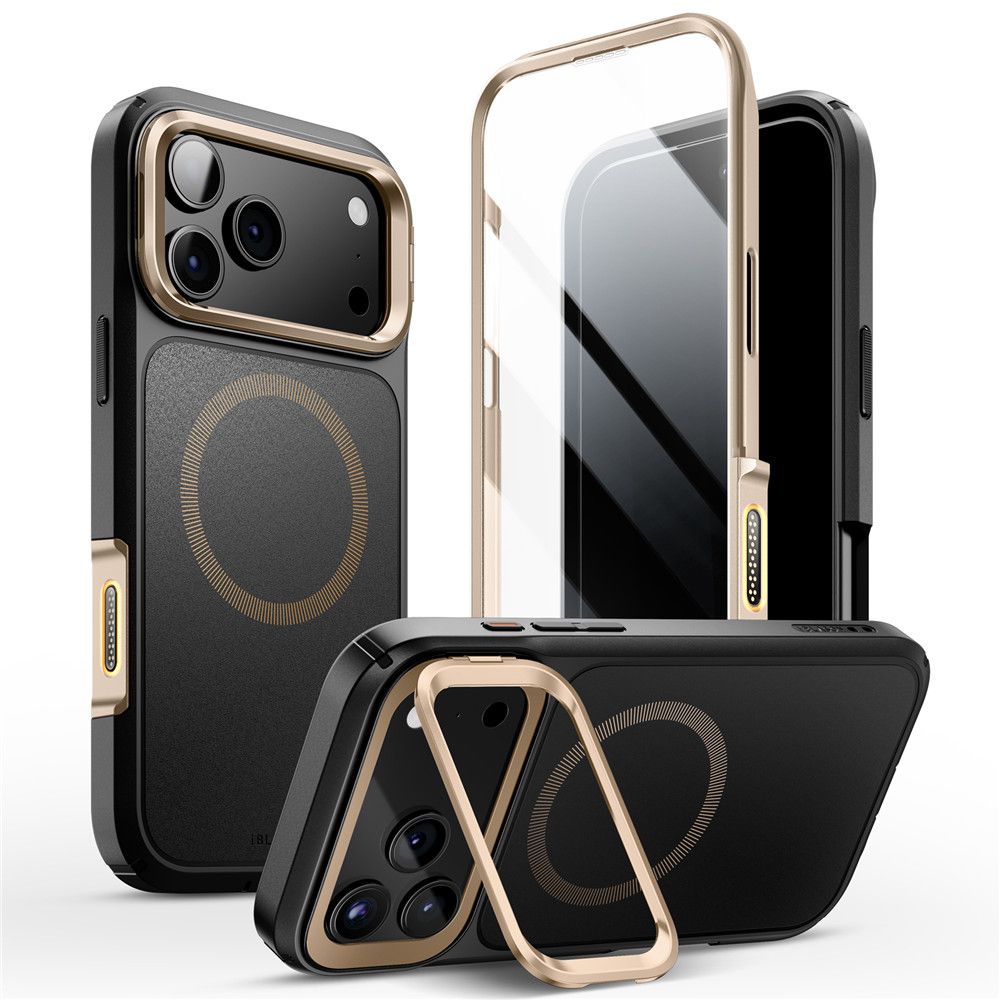 Supcase IBLSN Ares Flip Mag MagSafe Case for iPhone 17 Pro Max - Goldeng