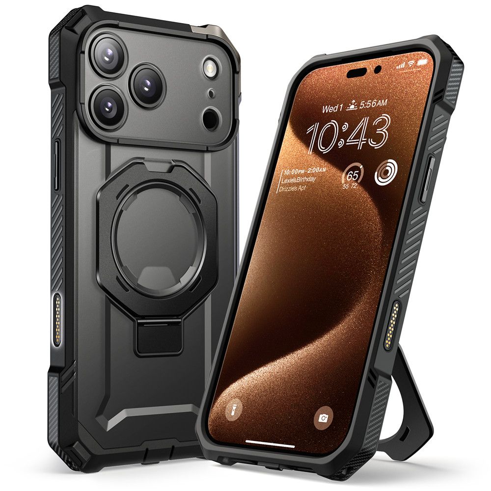 Supcase UB Grip Mag MagSafe Case for iPhone 17 Pro Max - Blackeng