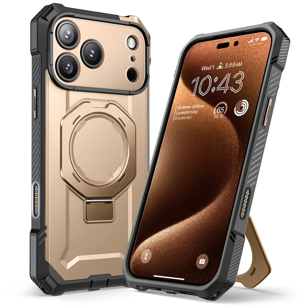Supcase UB Grip Mag MagSafe Case for iPhone 17 Pro Max - Goldeng