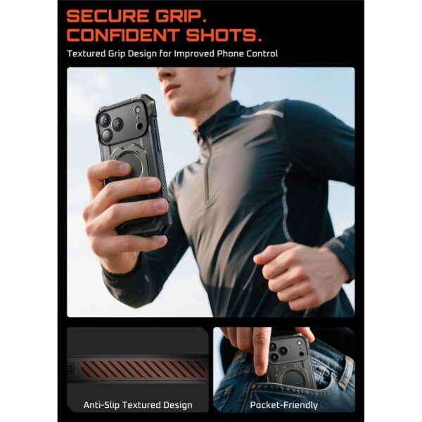 Supcase UB Grip Mag MagSafe Case for iPhone 17 Pro Max - Grayeng