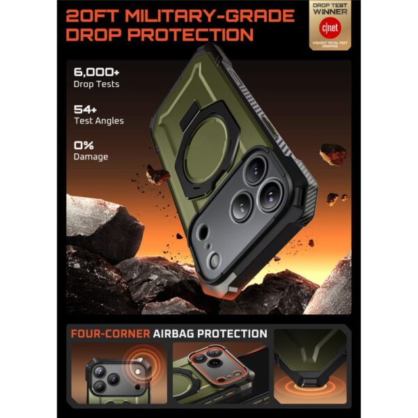 Supcase UB Grip Mag MagSafe Case for iPhone 17 Pro Max - Greeneng