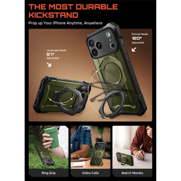 Supcase UB Grip Mag MagSafe Case for iPhone 17 Pro Max - Greeneng