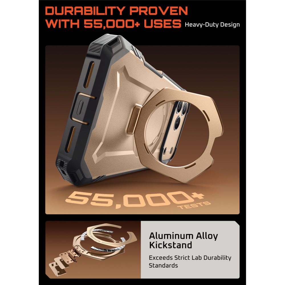 Supcase UB Grip Pro Mag MagSafe Case for iPhone 17 Pro Max - Goldeng