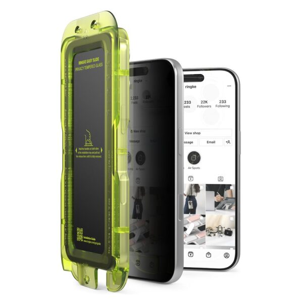 Ringke Easy Slide 2-pack Privacy Glass for iPhone 17 Pro Maxeng