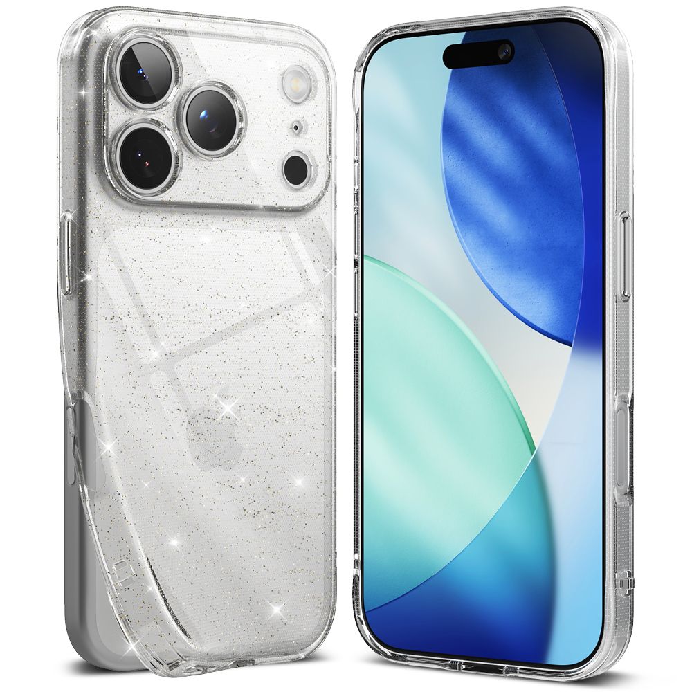 Ringke Air Case for iPhone 17 Pro - Clear and Glittereng