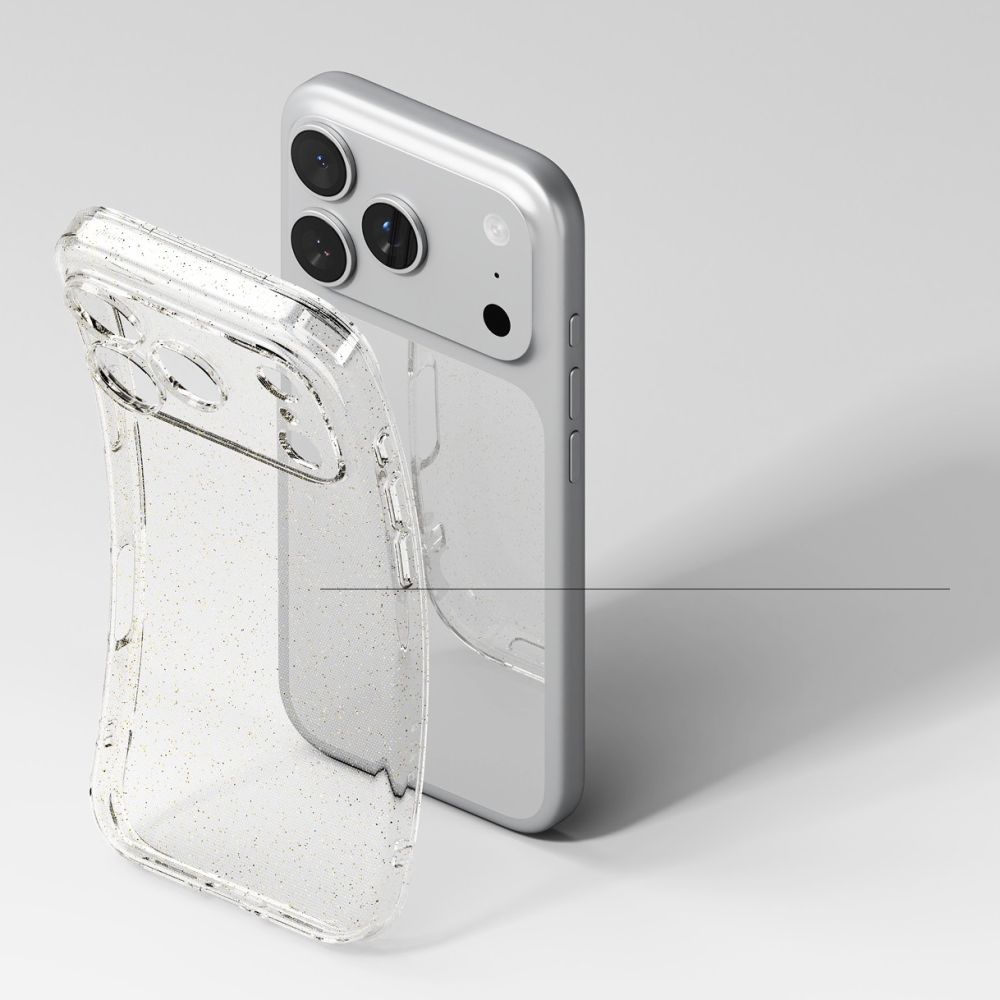 Ringke Air Case for iPhone 17 Pro - Clear and Glittereng