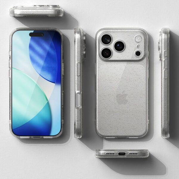 Ringke Air Case for iPhone 17 Pro - Clear and Glittereng