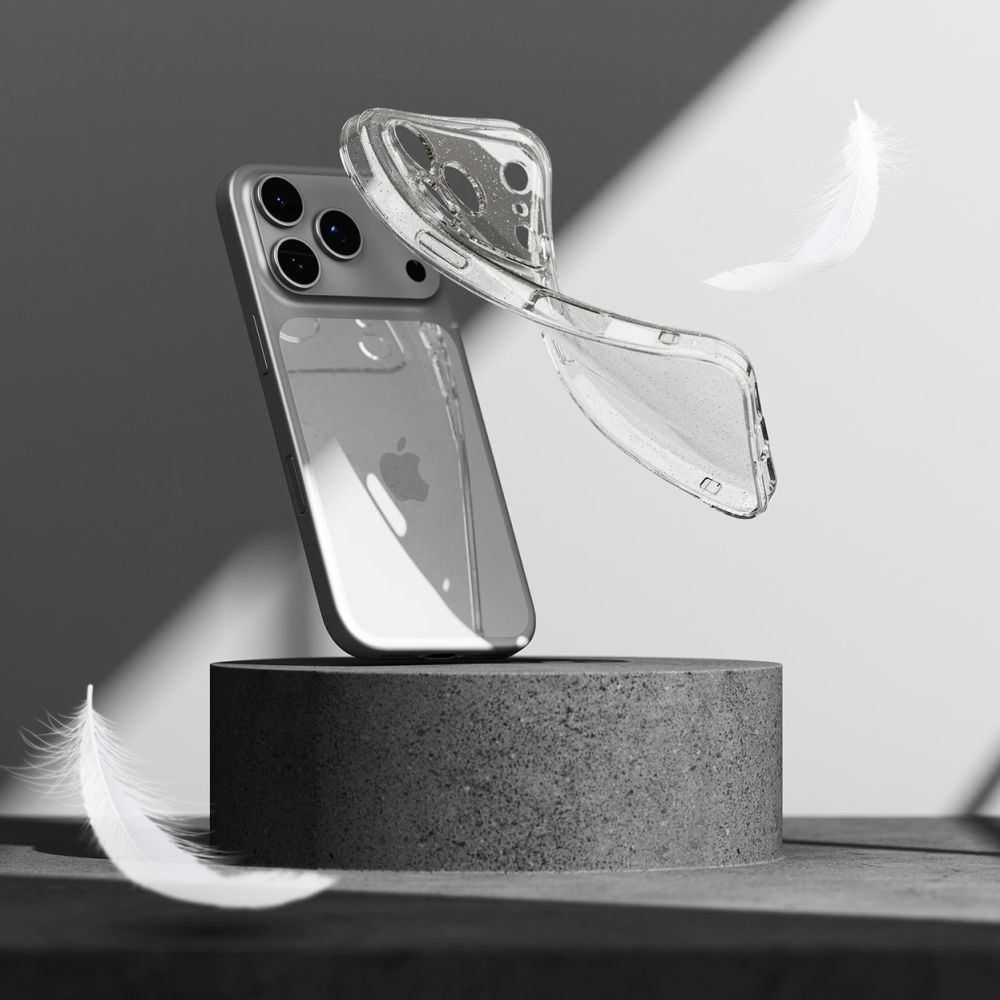 Ringke Air Case for iPhone 17 Pro - Clear and Glittereng