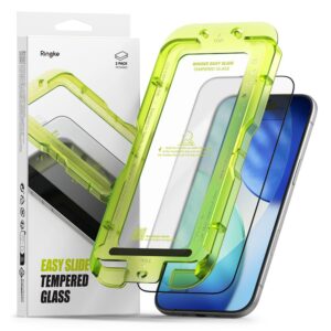Ringke Easy Slide 2-pack tempered glass for iPhone 17 Air - blackeng