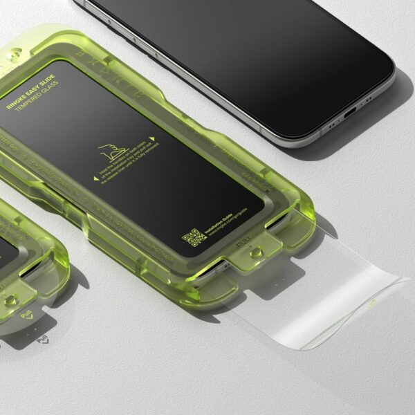 Ringke Easy Slide 2-pack tempered glass for iPhone 17 Air - blackeng
