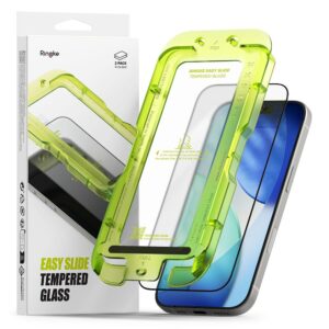 Ringke Easy Slide 2-pack tempered glass for iPhone 17 - blackeng