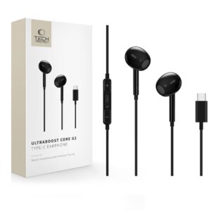 Tech-Protect Ultraboost Core G2 USB-C Headphones - Blackeng