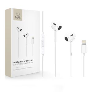 Tech-Protect Ultraboost Core G2 Lightning Headphones - Whiteeng