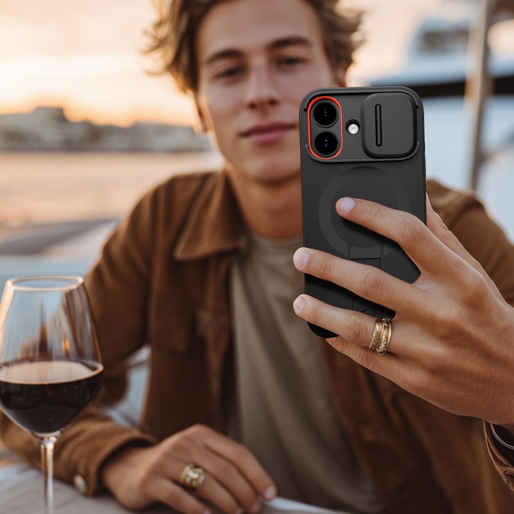 CREATOR: gd-jpeg v1.0 (using IJG JPEG v62), quality = 80 Tech-Protect Kevlar Aura MagSafe Case for iPhone 17 - Blackeng