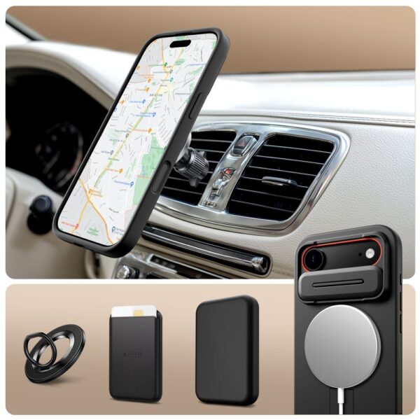 CREATOR: gd-jpeg v1.0 (using IJG JPEG v62), quality = 80 Tech-Protect Kevlar Aura MagSafe Case for iPhone Air - Blackeng