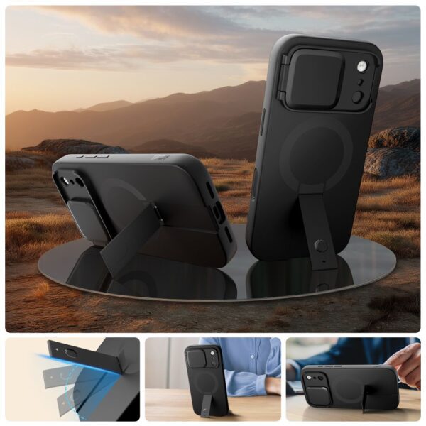CREATOR: gd-jpeg v1.0 (using IJG JPEG v62), quality = 80 Tech-Protect Kevlar Aura MagSafe Case for iPhone 17 Pro - Blackeng