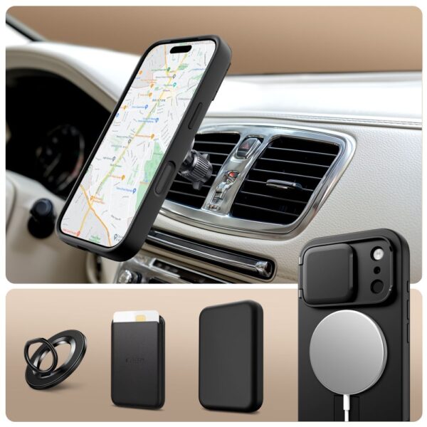 CREATOR: gd-jpeg v1.0 (using IJG JPEG v62), quality = 80 Tech-Protect Kevlar Aura MagSafe Case for iPhone 17 Pro Max - Blackeng