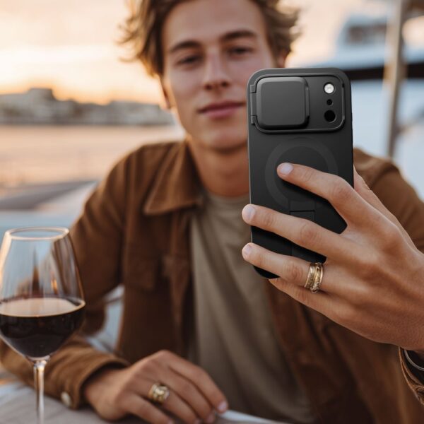 CREATOR: gd-jpeg v1.0 (using IJG JPEG v62), quality = 80 Tech-Protect Kevlar Aura MagSafe Case for iPhone 17 Pro Max - Blackeng