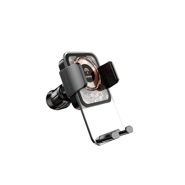200403_8 Dudao F19 clamp car holder with 15W inductive charger - blackeng