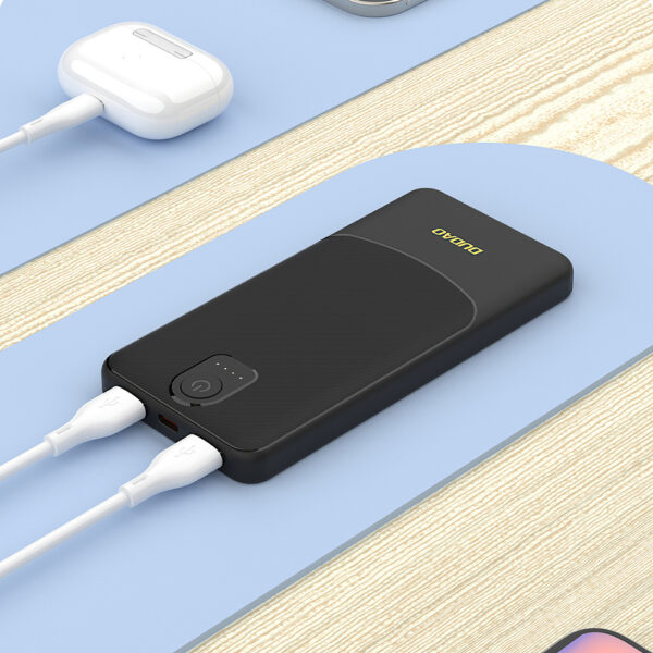 Powerbank Dudao K10 10000mAh 2.4A 2 x USB-A - whiteeng