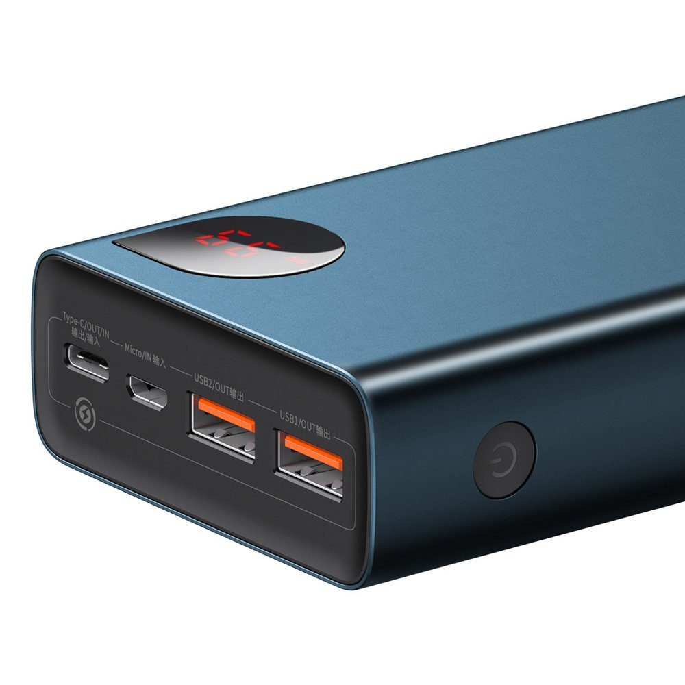 200615_5 Baseus Adaman power bank 2x USB / 1x USB Type C / 1x micro USB 20000mAh 65W Quick Charge 4.0 Power Delivery blue (PPIMDA-D03)eng