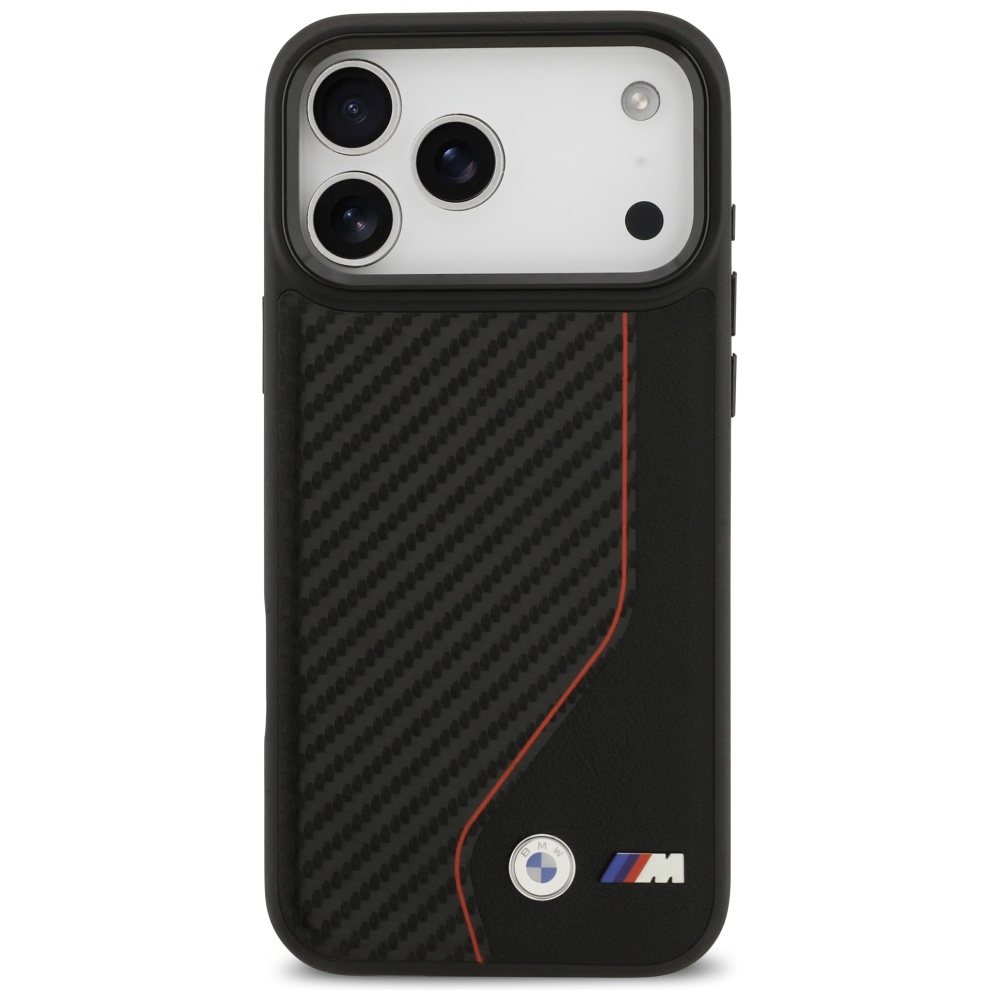 BMW M Carbon Line & Logo MagSafe Case for iPhone 17 Pro Max - Redeng