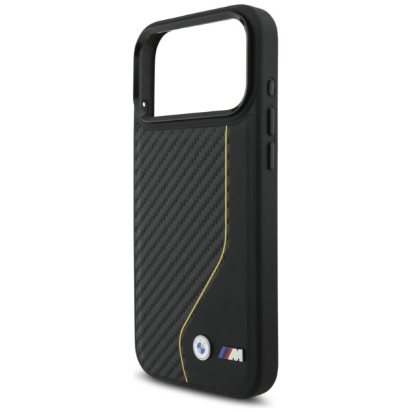 BMW M Carbon Line & Logo MagSafe Case for iPhone 17 Pro Max - Yelloweng