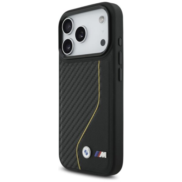 BMW M Carbon Line & Logo MagSafe Case for iPhone 17 Pro - Yelloweng