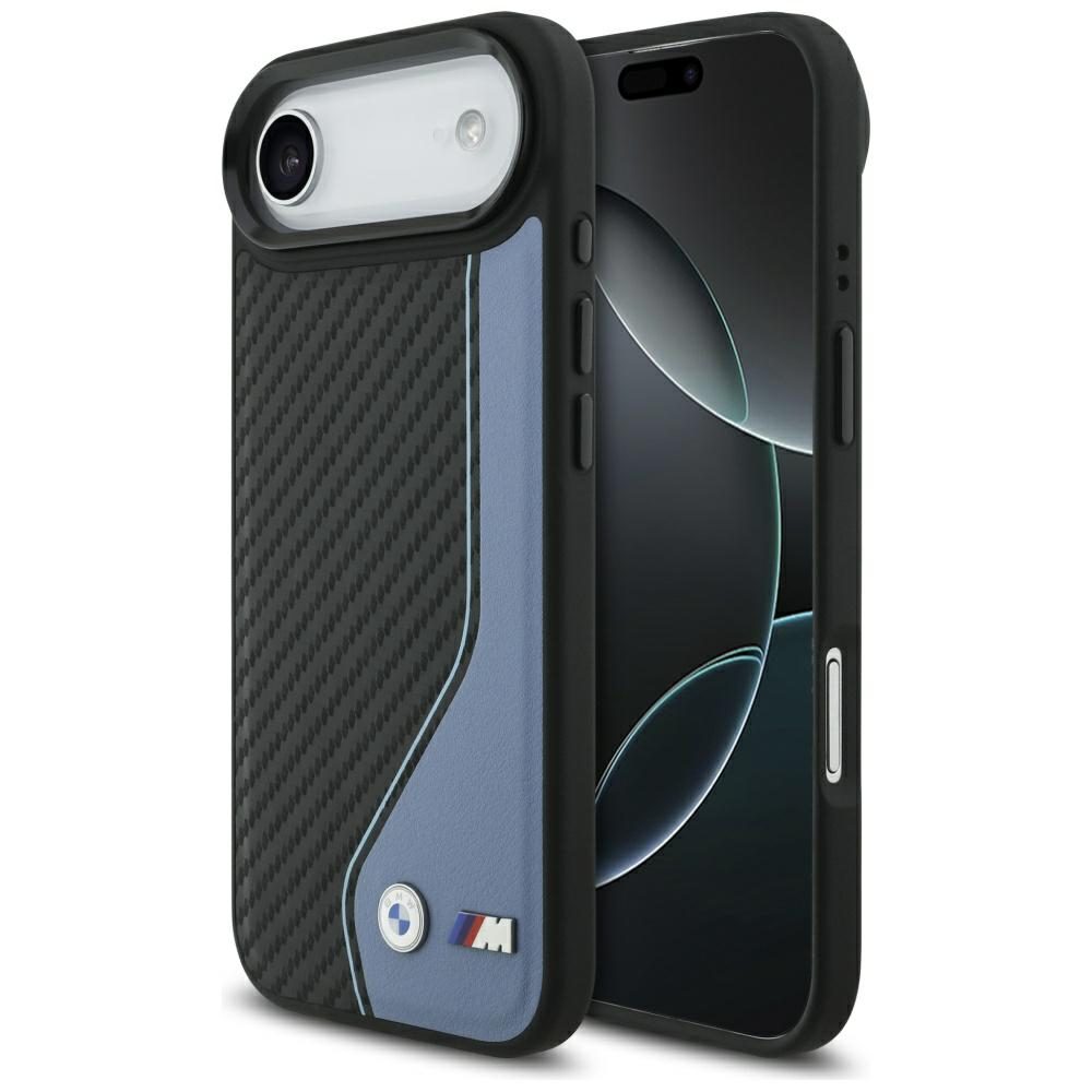 BMW M Carbon Logo MagSafe iPhone Air Case - Blueeng