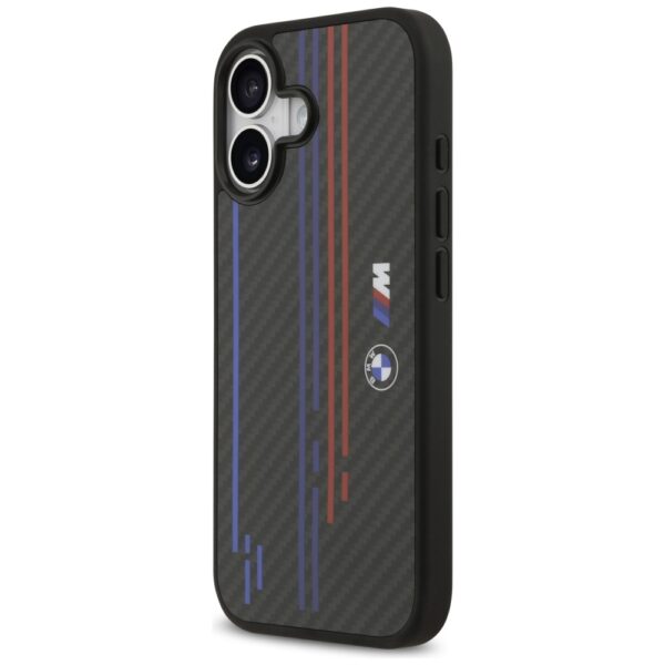 BMW M Kevlar Lines & Logo MagSafe Case for iPhone 17 - Blackeng