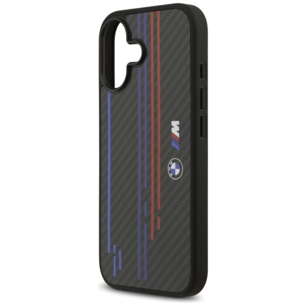 BMW M Kevlar Lines & Logo MagSafe Case for iPhone 17 - Blackeng