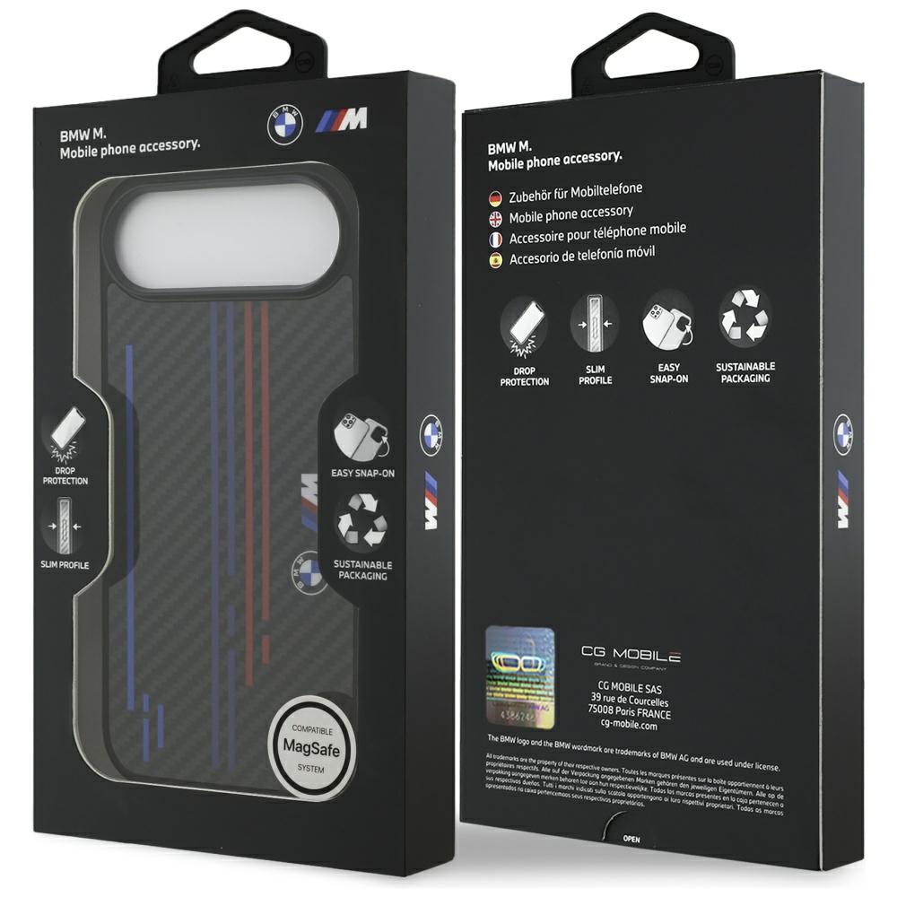 BMW M Kevlar Lines & Logo MagSafe Case for iPhone Air - Blackeng