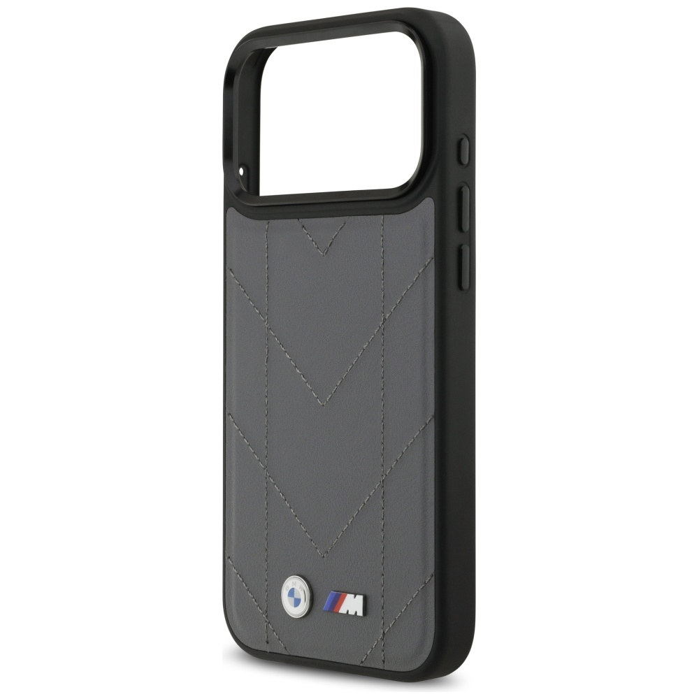 BMW M Quilted Logo MagSafe case for iPhone 17 Pro Max - graphiteeng