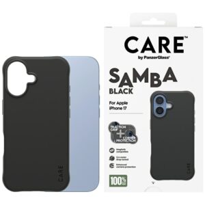 CARE by PanzerGlass Fashionable Samba MagSafe Case for iPhone 17 - Blackeng
