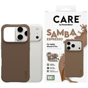 200650_1 CARE by PanzerGlass Fashionable Samba MagSafe Case for iPhone 17 Pro - Browneng