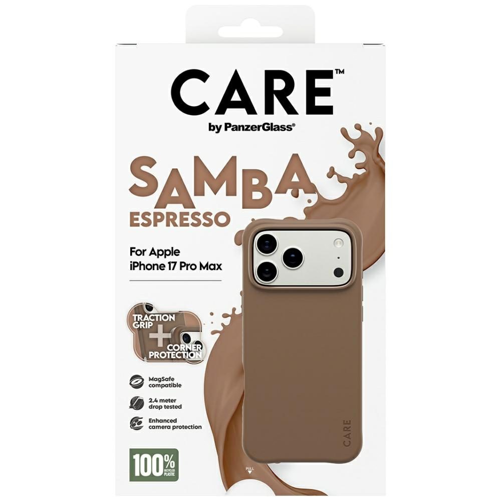 CARE by PanzerGlass Fashionable Samba MagSafe Case for iPhone 17 Pro Max - Browneng