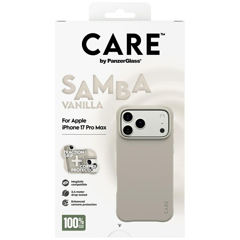 200653_5 CARE by PanzerGlass Fashionable Samba MagSafe Case for iPhone 17 Pro Max - Grayeng