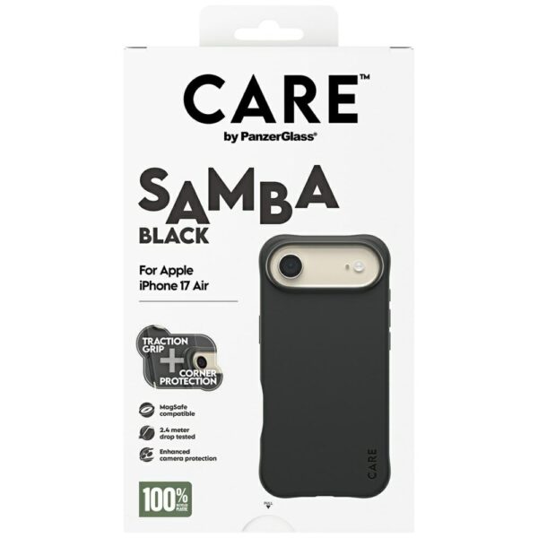 200656_5 CARE by PanzerGlass Fashionable Samba MagSafe Case for iPhone Air - Blackeng