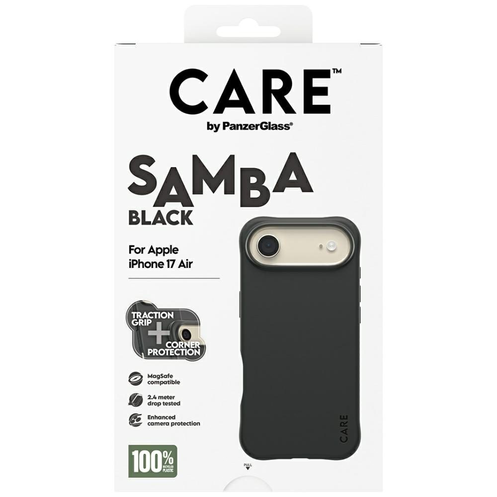200656_5 CARE by PanzerGlass Fashionable Samba MagSafe Case for iPhone Air - Blackeng