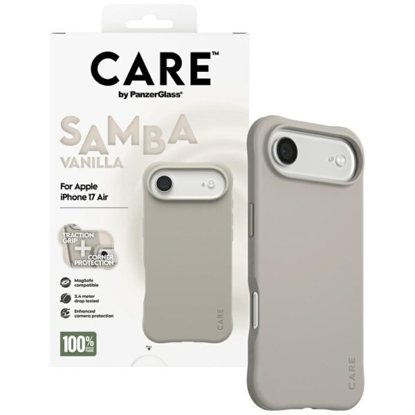 200658_4 CARE by PanzerGlass Fashionable Samba MagSafe Case for iPhone Air - Grayeng