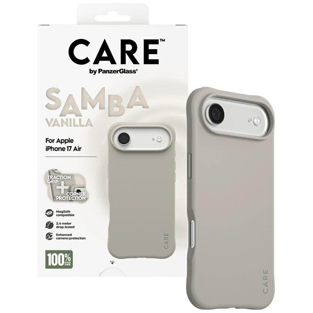 200658_4 CARE by PanzerGlass Fashionable Samba MagSafe Case for iPhone Air - Grayeng