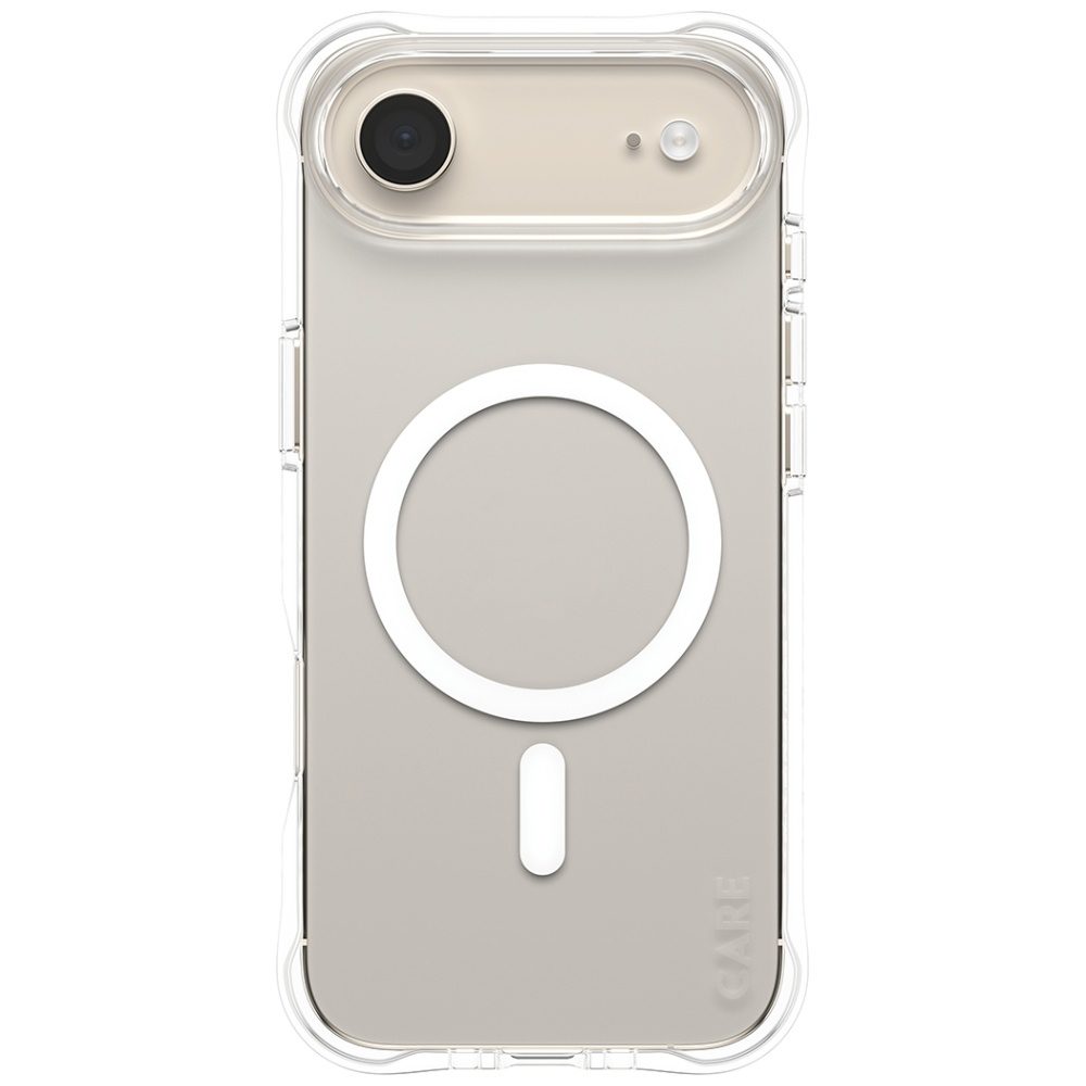 200662_2 CARE by PanzerGlass Fashionable Samba Case w. White MagSafe for iPhone Air - Transparenteng