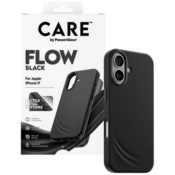 200667_4 CARE by PanzerGlass Feature FLOW MagSafe Case for iPhone 17 - Blackeng