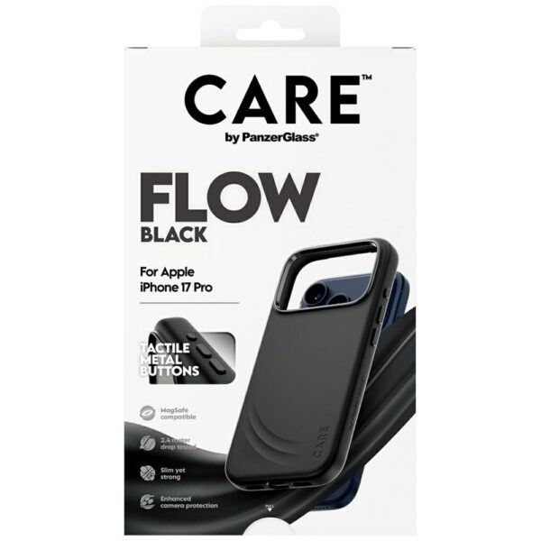 200668_5 CARE by PanzerGlass Feature FLOW MagSafe Case for iPhone 17 Pro - Blackeng