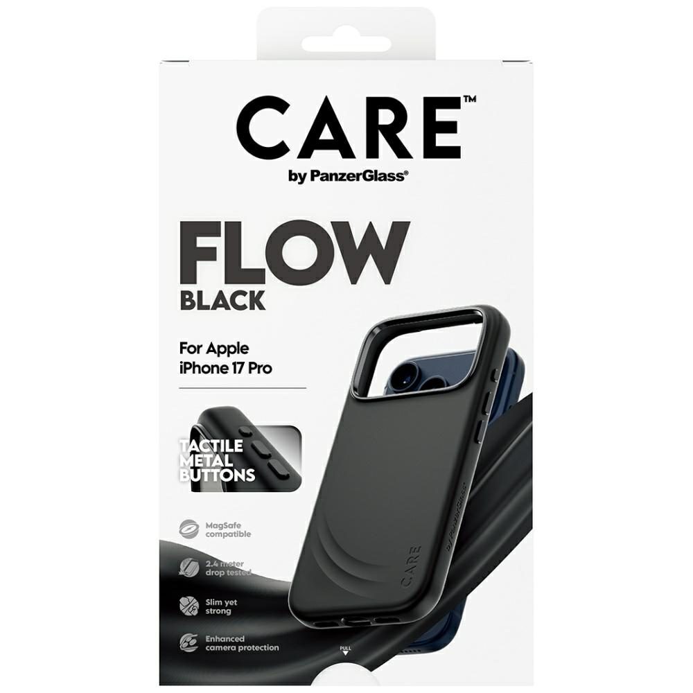 200668_5 CARE by PanzerGlass Feature FLOW MagSafe Case for iPhone 17 Pro - Blackeng